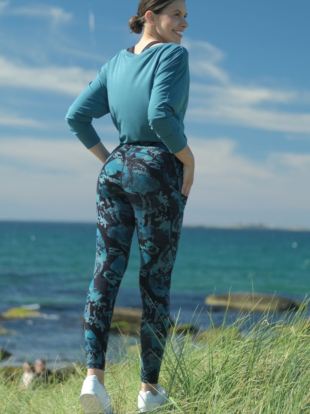 Energy 3/4 sweater Petrol