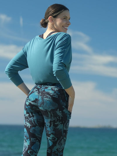 Energy 3/4 sweater Petrol
