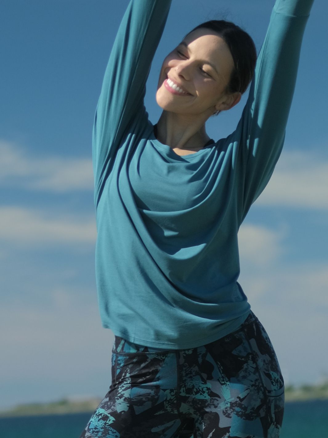 Energy 3/4 sweater Petrol