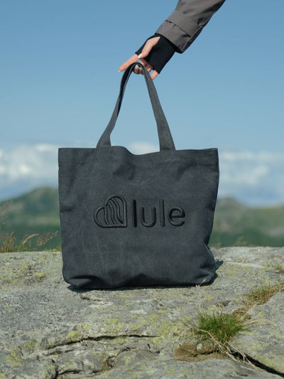 Lule Canvas Shopper Washed Black