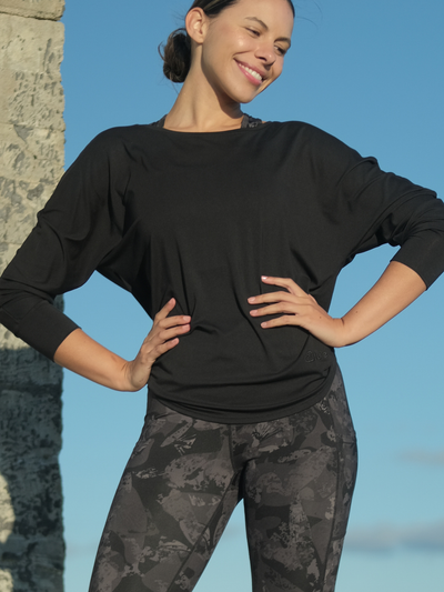 Energy 3/4 sweater Black