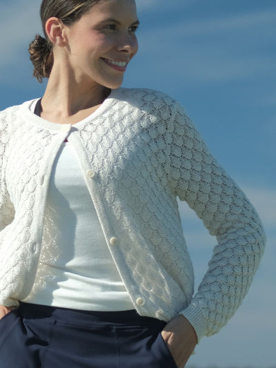 Glow Cardigan Ivory