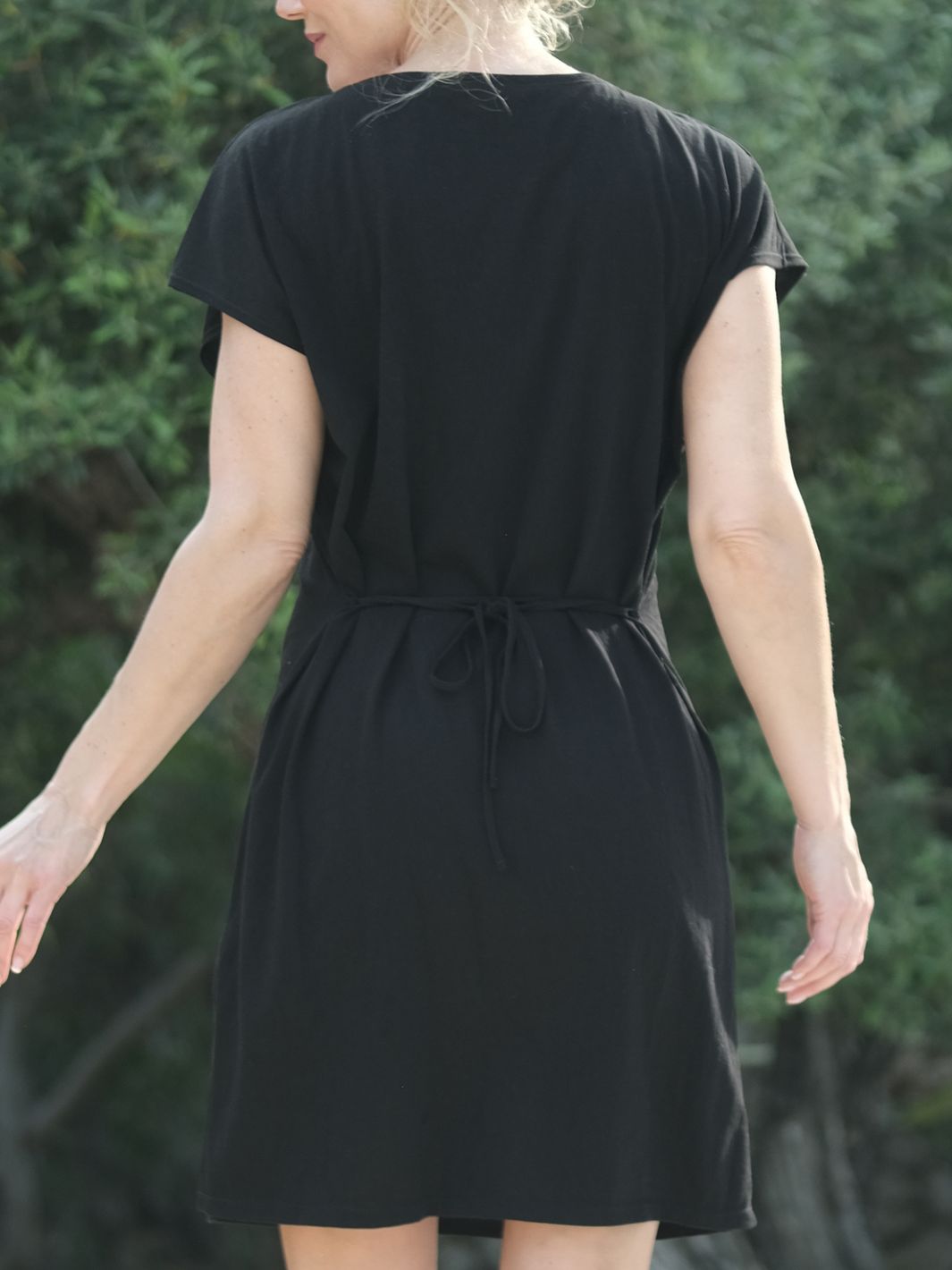 Relax T-shirt dress Black