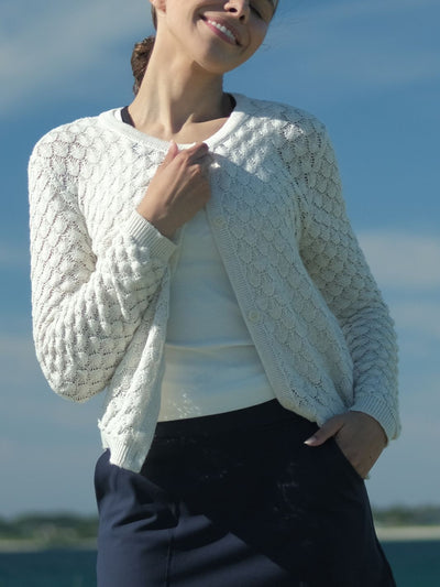 Glow Cardigan Ivory