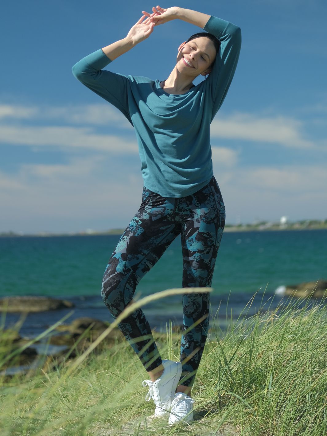 Energy 3/4 sweater Petrol