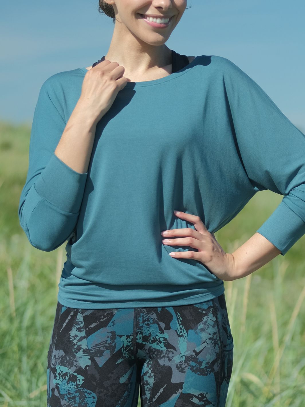 Energy 3/4 sweater Petrol