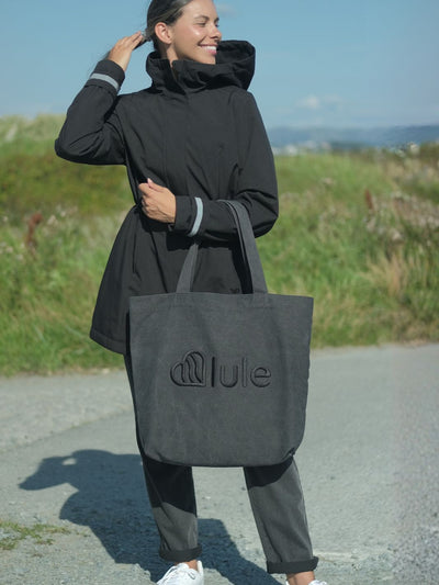 Lule Canvas Shopper Washed Black