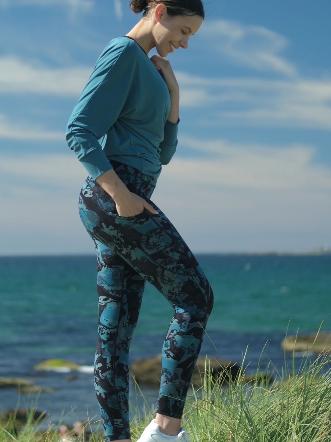 Power Tights Petrol