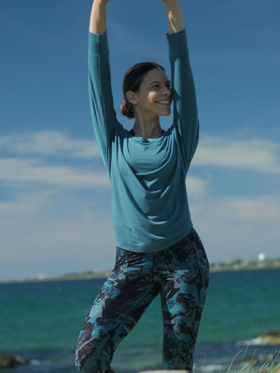 Energy 3/4 sweater Petrol