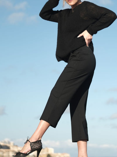 Classic 7/8 pant Black