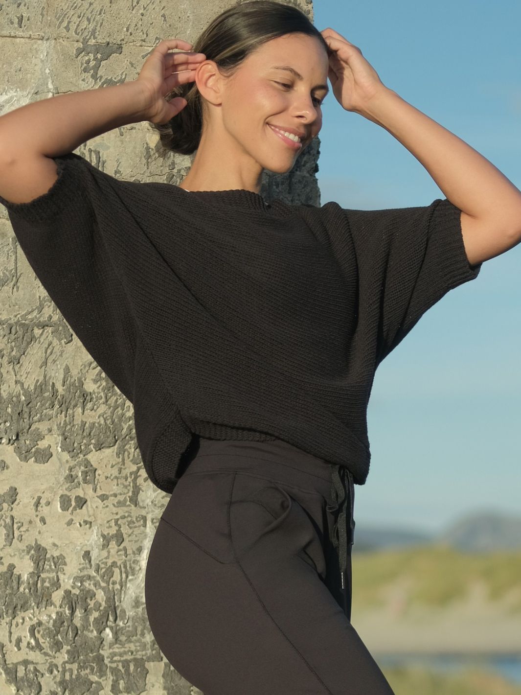 Siv Cotton Knit Washed Black