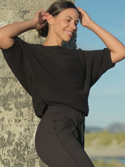 Siv Cotton Knit Washed Black