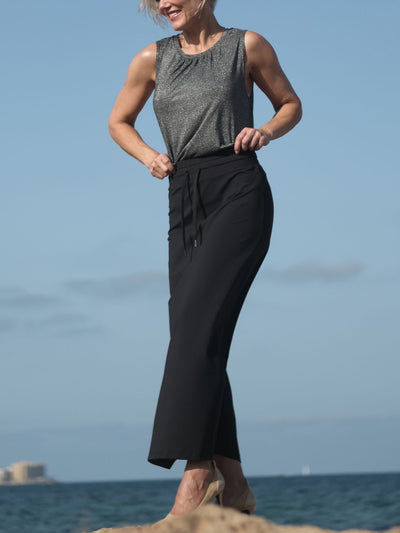 Easy MAXI skirt Black