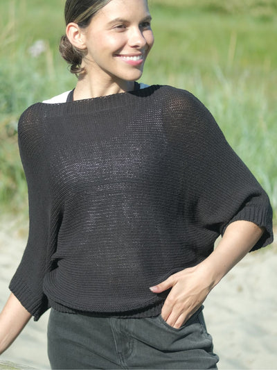 Siv Cotton Knit Washed Black