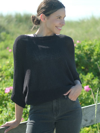 Siv Cotton Knit Washed Black