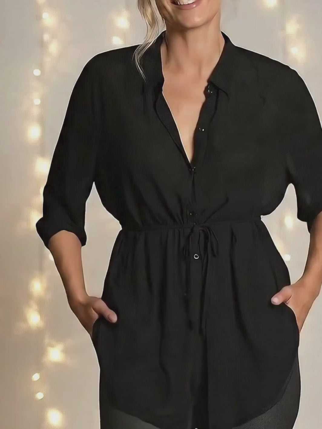 Louvise blouse Black